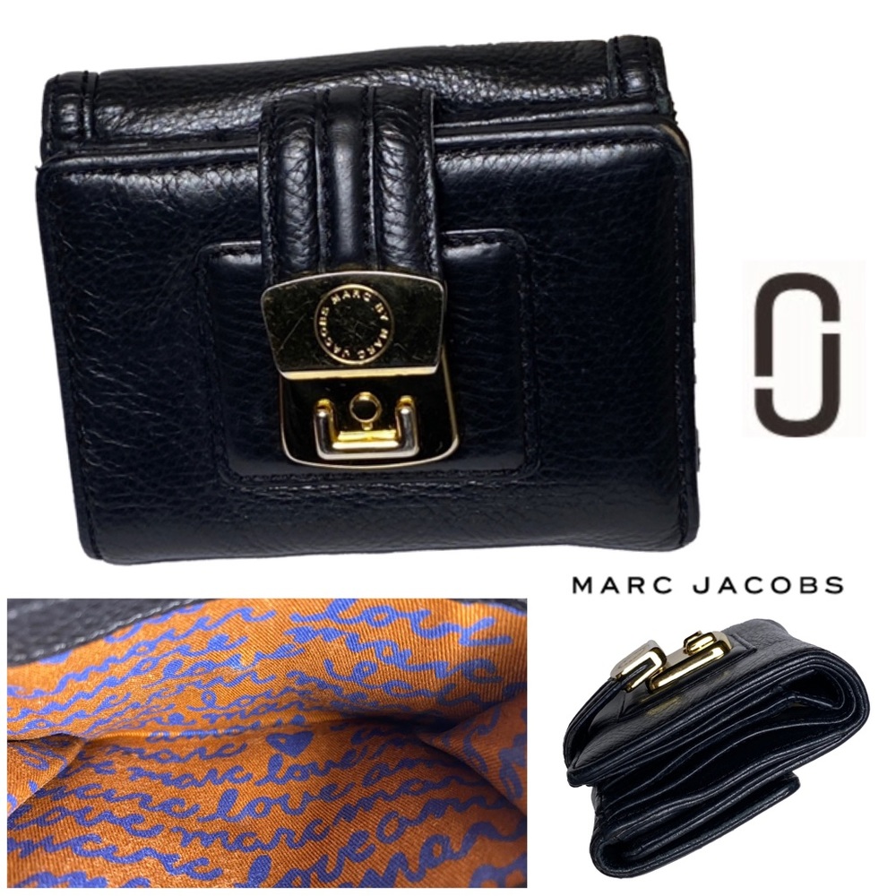 Marc Jacobs Black Leather Wallet